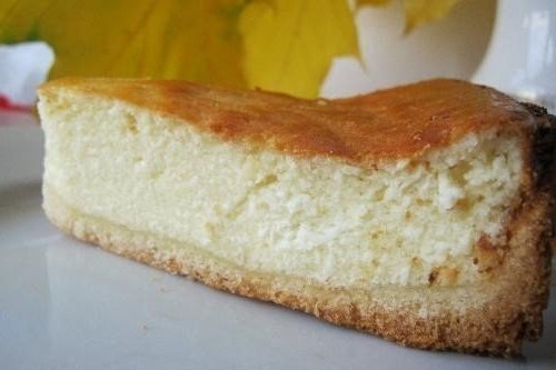 Пирог с протертым творогом