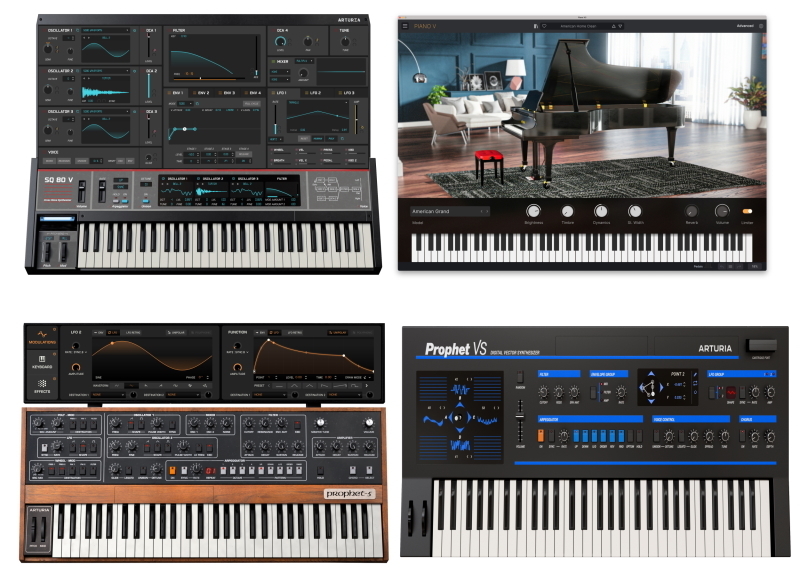Arturia V Collection 9 – набор виртуальных инструментов (современные гибридные синтезаторы): технические характеристики, цена, что входит в набор?