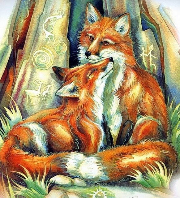 Подборка картинок с лисами.