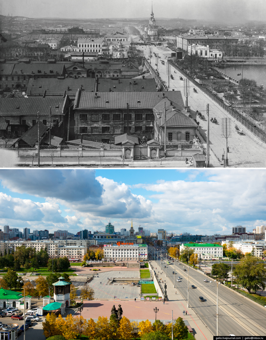 Плотинка Екатеринбург 19 век