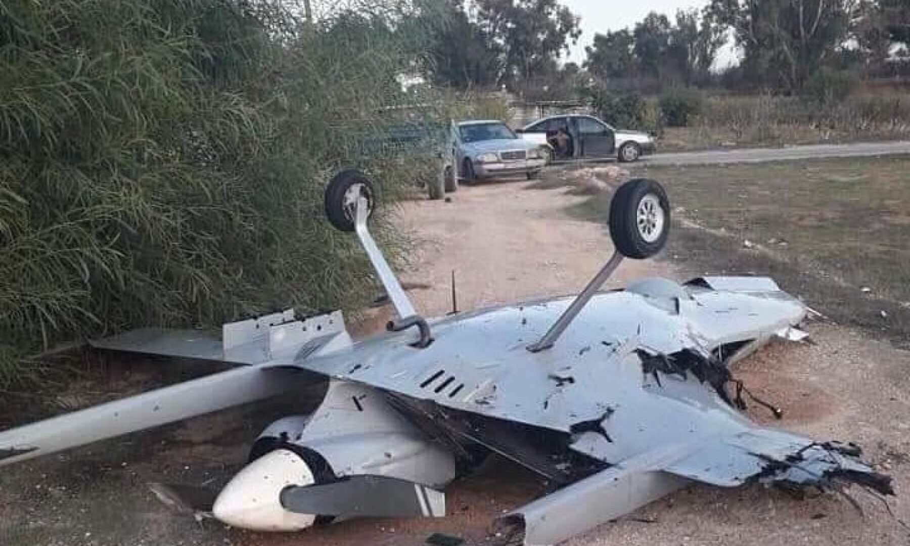 Лазер «Задира» в действии.