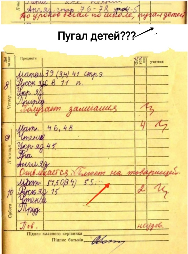 Признавайтесь, чей дневник?