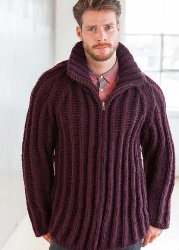 Вязаные полуверы - тепло для мужчин