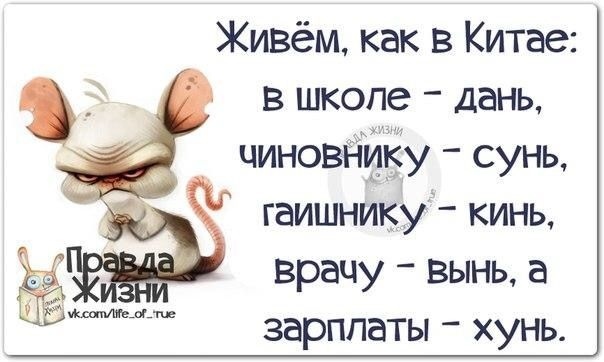 Вся правда жизни.