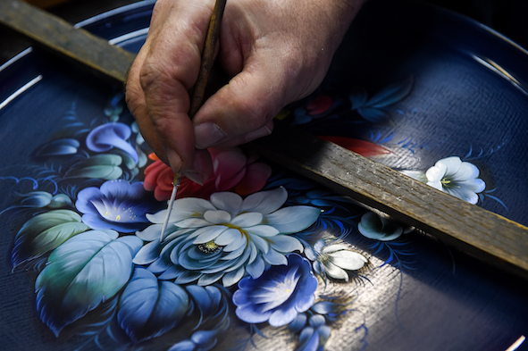 Жостовская роспись. Народные промыслы живы