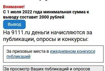 С 1 июля 2022 года минимальная сумма к выводу составит 2000 рублей... А у Вас получилось заработать?