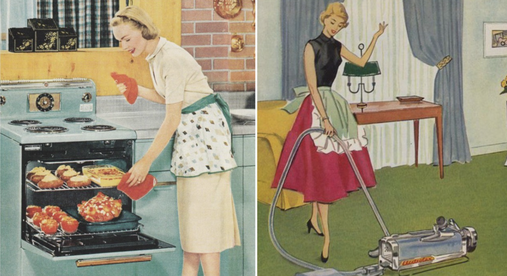 Готовиться к приходу. Женщина и домашнее хозяйство. Уборка готовка. Домохозяйки 50-х годов. Американская домохозяйка плакат.