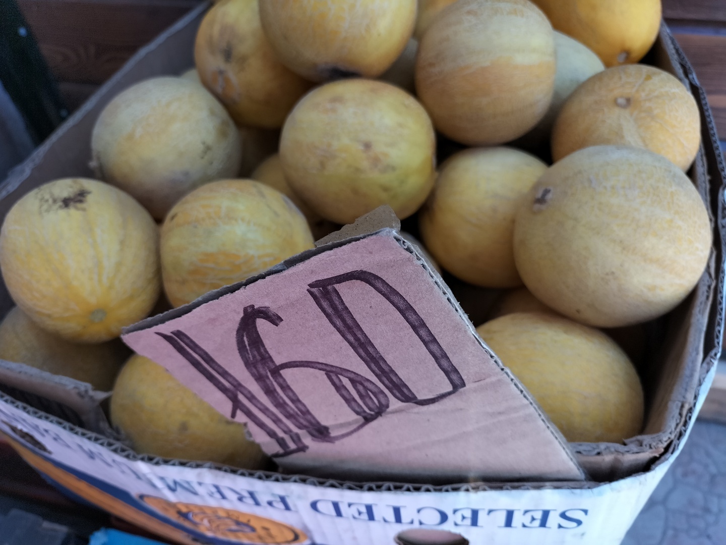 Небывалое снижение цен. Картошка по 15 рублей. Сколько стоят этим летом овощи и фрукты в Крыму - фото ценников с крымского рынка