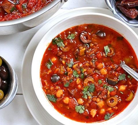 Харира из курицы по-мароккански