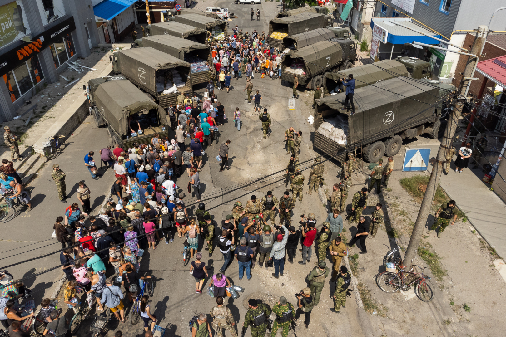 Журналисты «СПЕЦПРЕСС» посетили освобождённый Лисичанск