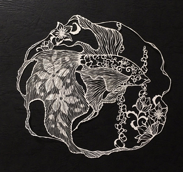 Шедевры с помощью ножа и бумаги