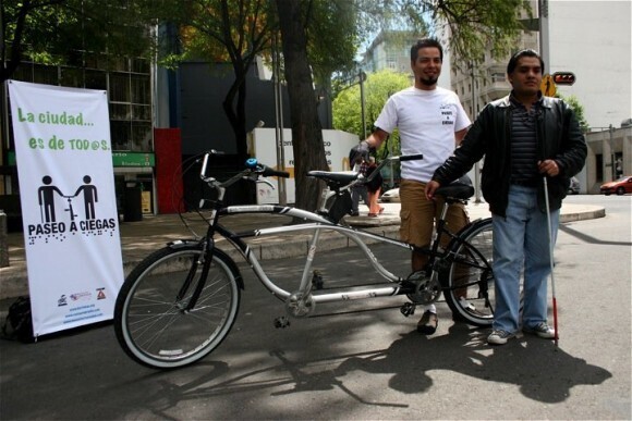 Бразильский пример велосипедных прогулок для незрячих