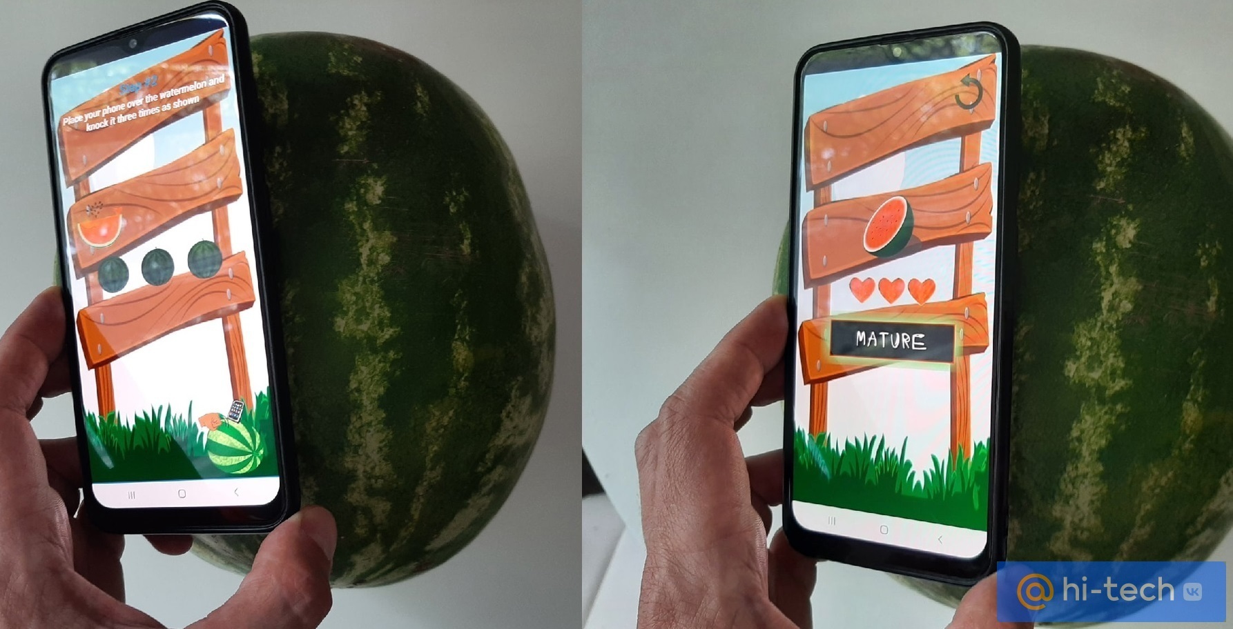 Как определить спелость арбуза с помощью смартфона