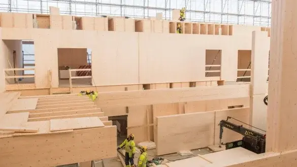 В России начинается строительство деревянных многоэтажных жилых домов