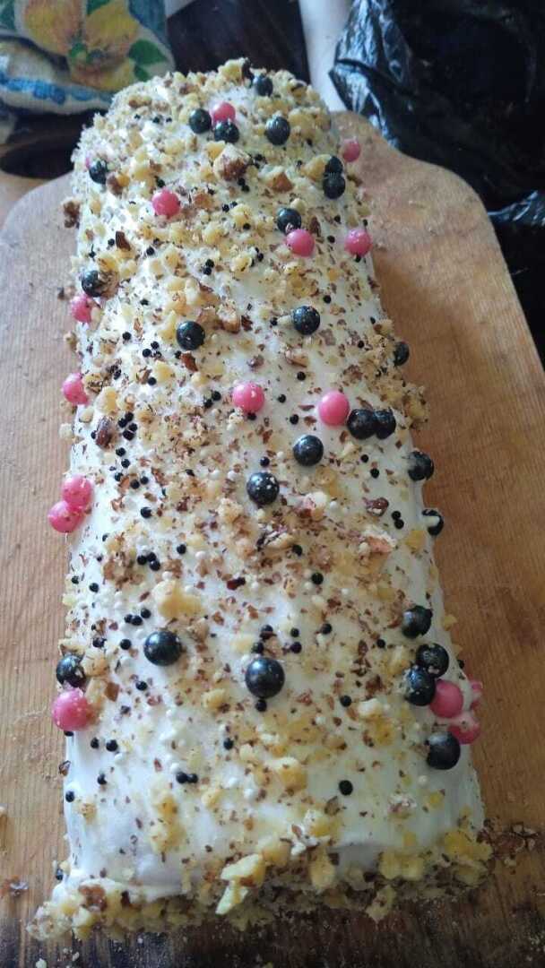 Рулет руками ребенка