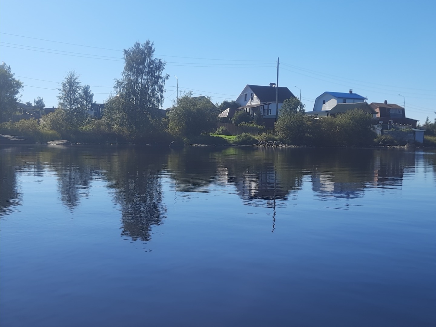 Первый час на даче.