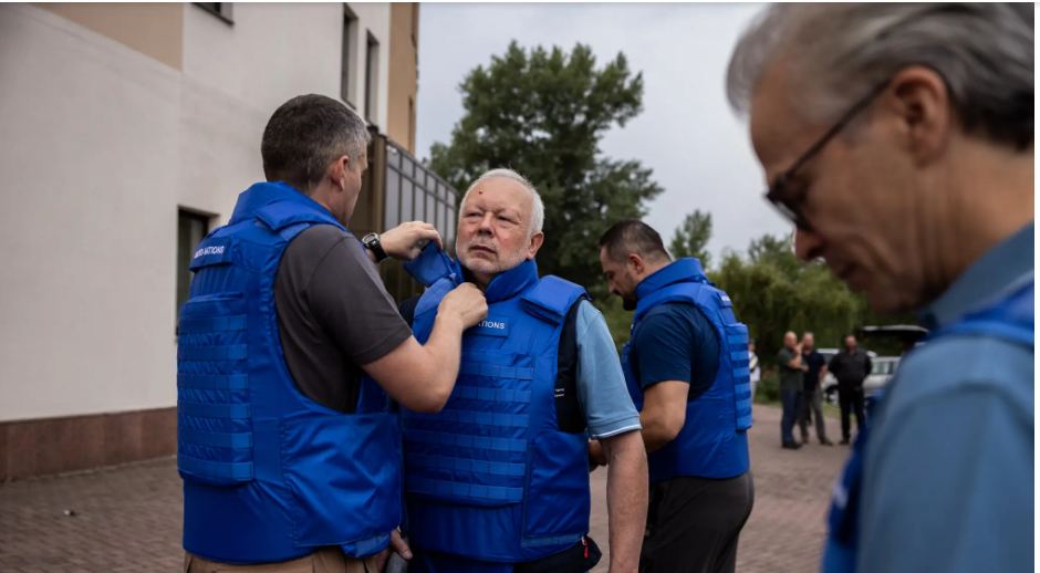 Возобновление обстрелов ставит под угрозу атомную станцию, несмотря на присутствие ООН