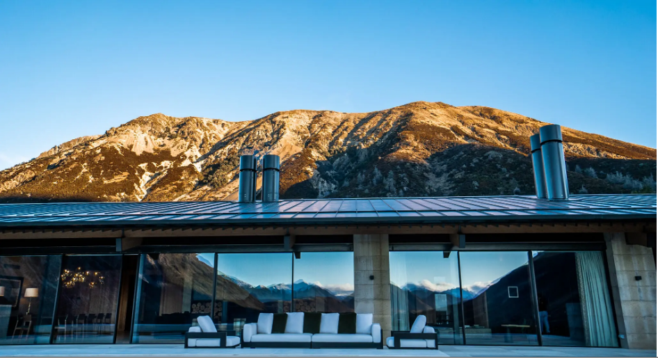 Продуманно спроектированная усадьба на новозеландской овцеводческой ферме