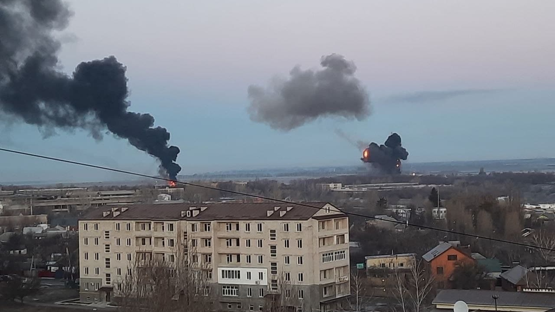 Когда разбомбят киев. Взрывы на Украине.