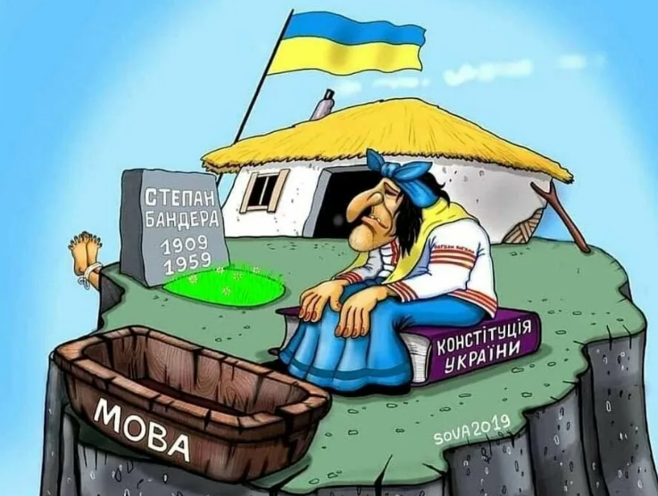 Едкие карикатуры китайцев о ситуации на Украине, о США, Европе и России