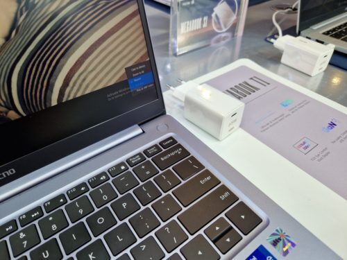 На выставке IFA был представлен TECNO MEGABOOK T1 с аккумулятором мощностью 70 Втч и зарядным устройством GaN