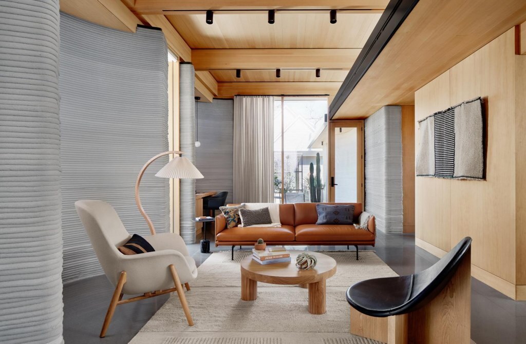 Экологичный дом на ранчо с 3D-печатью получил награду, и на его строительство ушло всего две недели