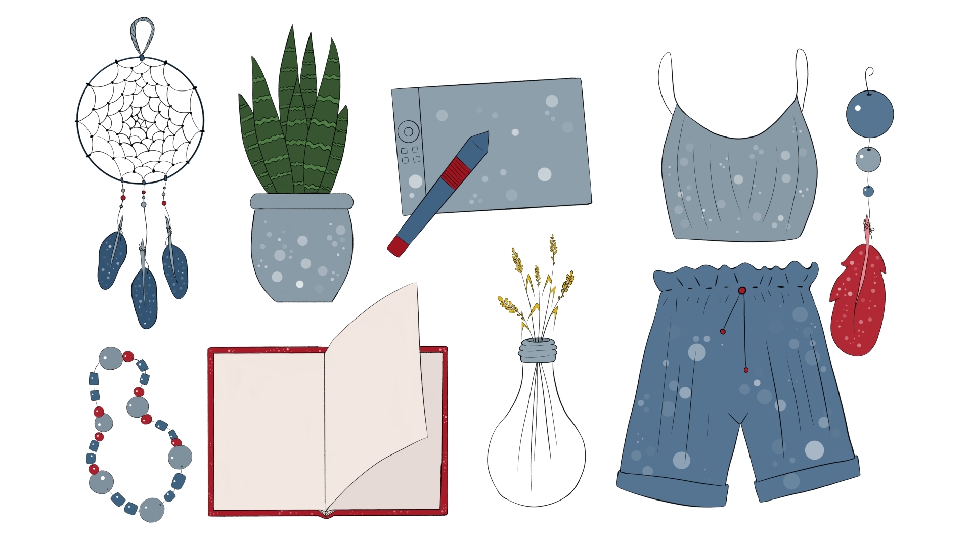 Как отрисовать сет иллюстраций для продажи