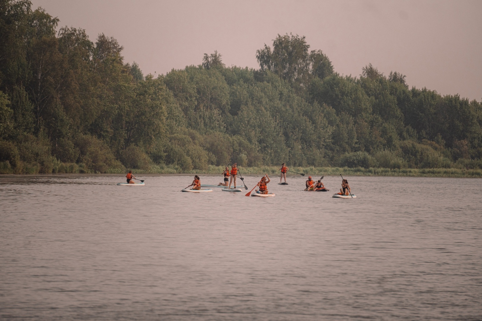 Сап-борд надувная доска, которая не прогибается даже под тяжеловесом