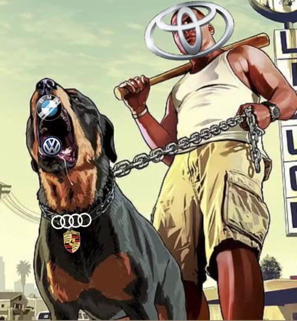 Тойота 2:1 БМВ, Фольксваген, Ауди…