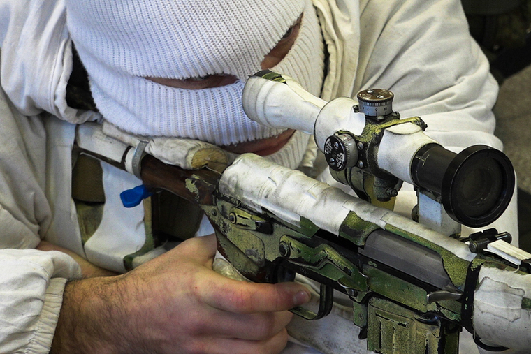 Задержана наёмница-снайперша из Прибалтики