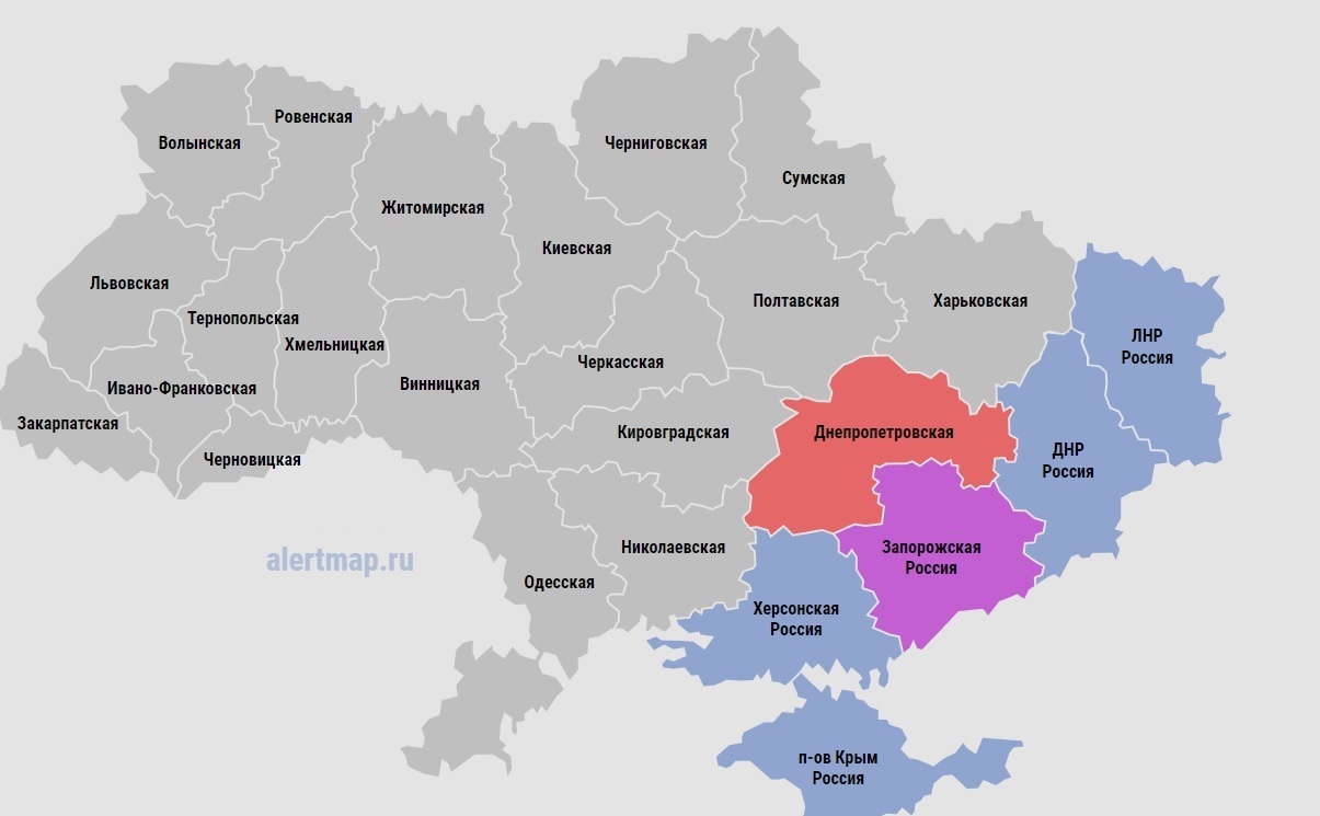 Карта границ украины и россии 2022