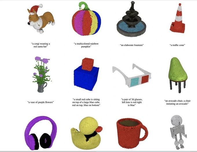Разработчики знаменитой нейросети DALL-E создали новую — она рисует 3D-модели по текстовому описанию