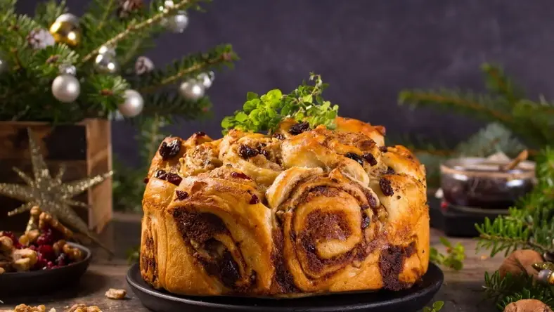 Дрожжевой хлеб с паштетом. Праздничный вкус ВАУ!