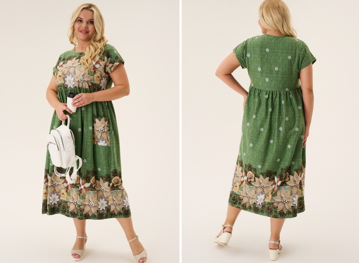 Женское, длинное платье, трикотажное "Эльза" из Ивановского трикотажа