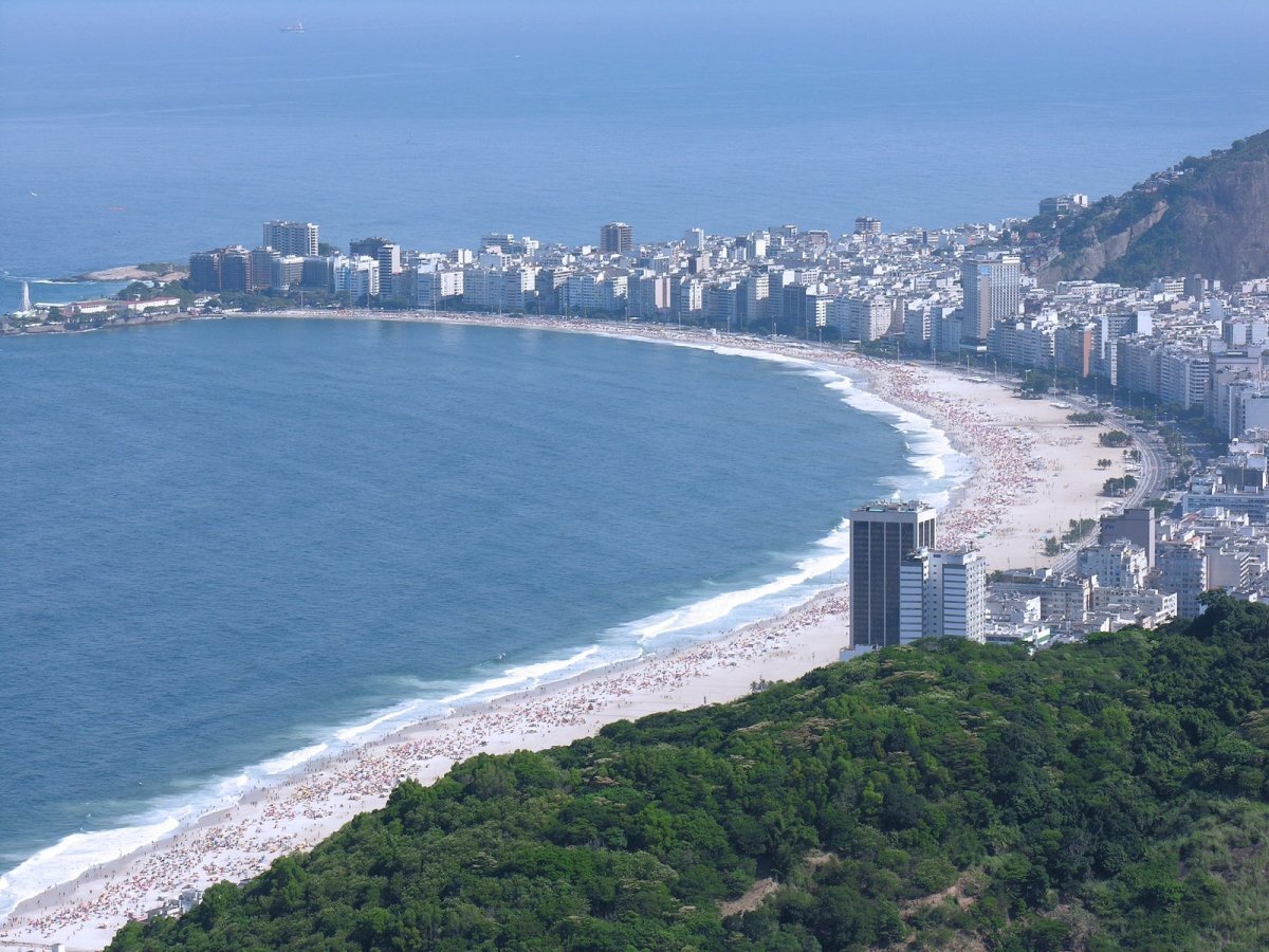 Бразилия пляж Копакабана