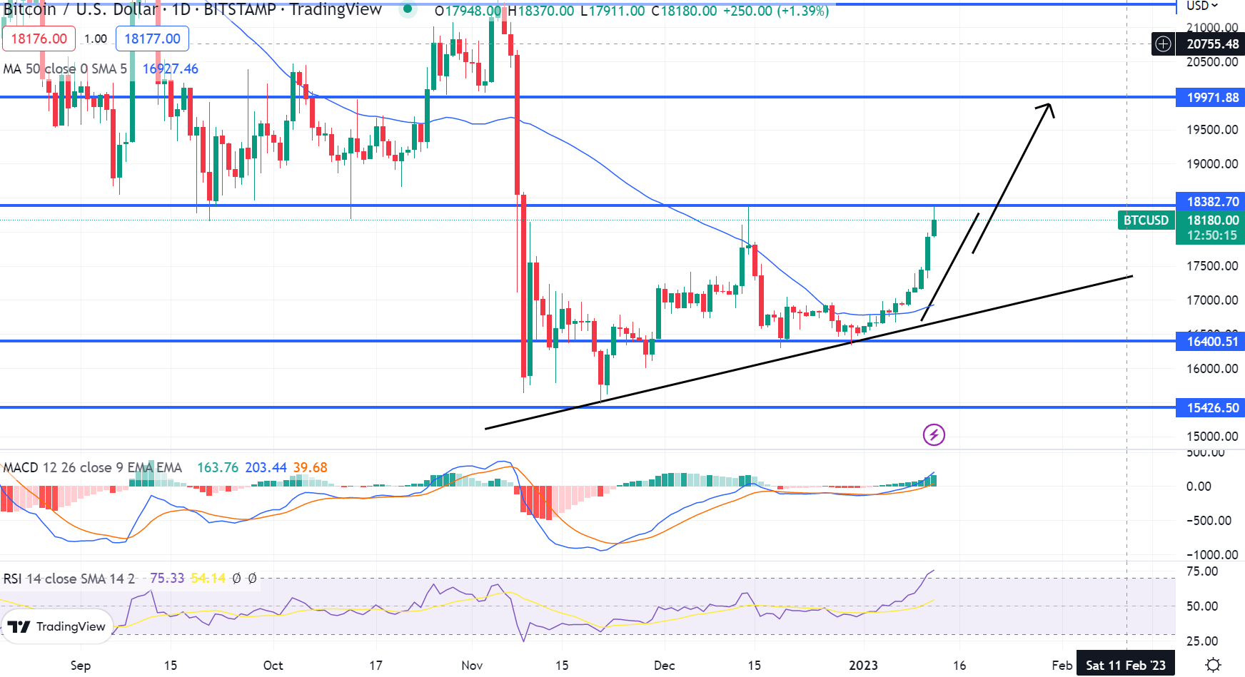 Прогноз цены Bitcoin и Ethereum на 2023