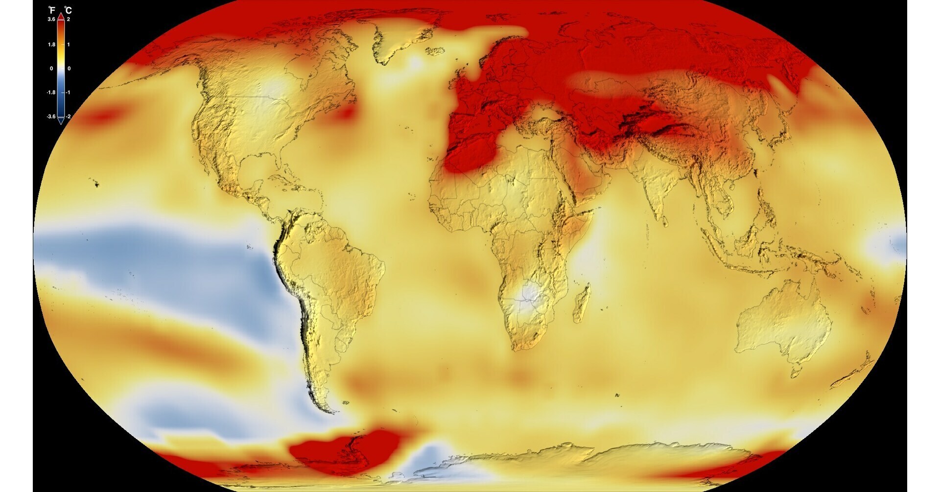 NASA и NOAA установили, что 2022 год был одним из самых жарких за всю историю наблюдений