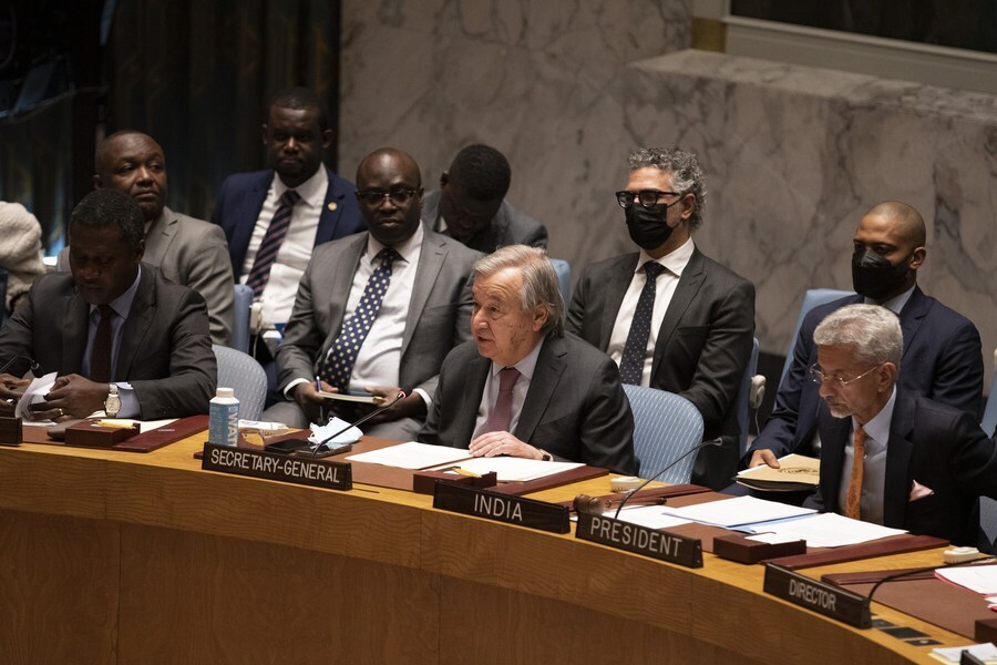 Глава Организации ООН призывает государства-члены защищать ценности ООН, главенство закона