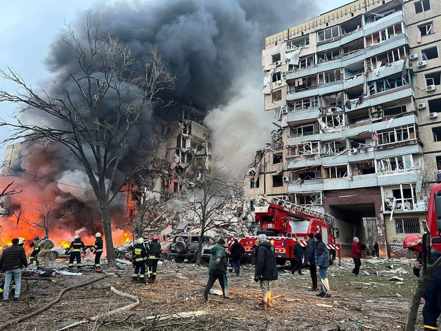 Взрыв жилого дома в Днепре