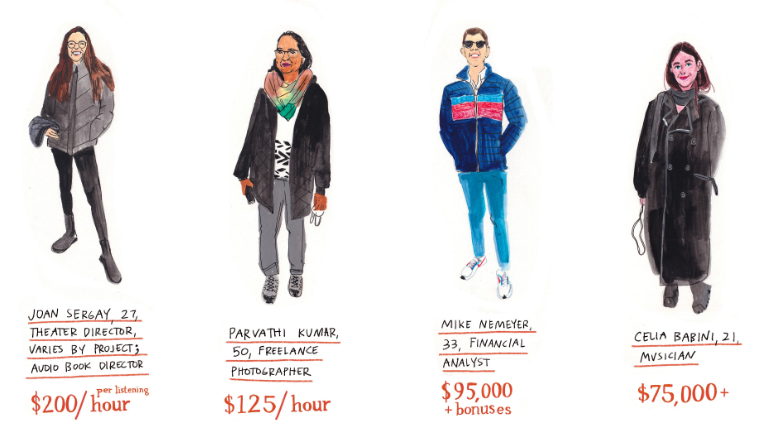 Сколько денег сегодня зарабатывают жители Нью-Йорка.