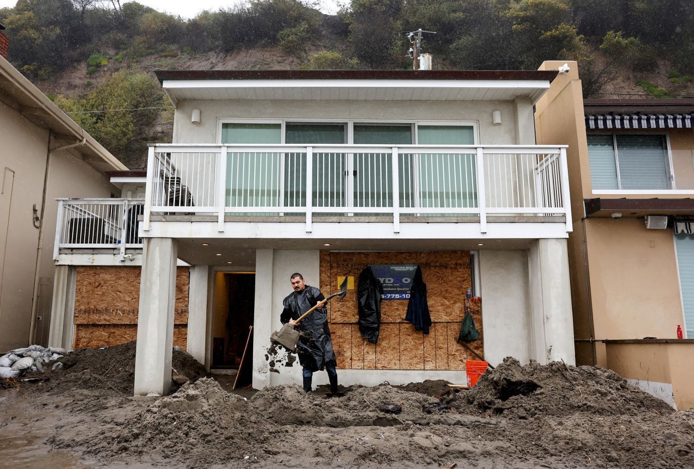 Жуткие кадры катастрофы в Калифорнии