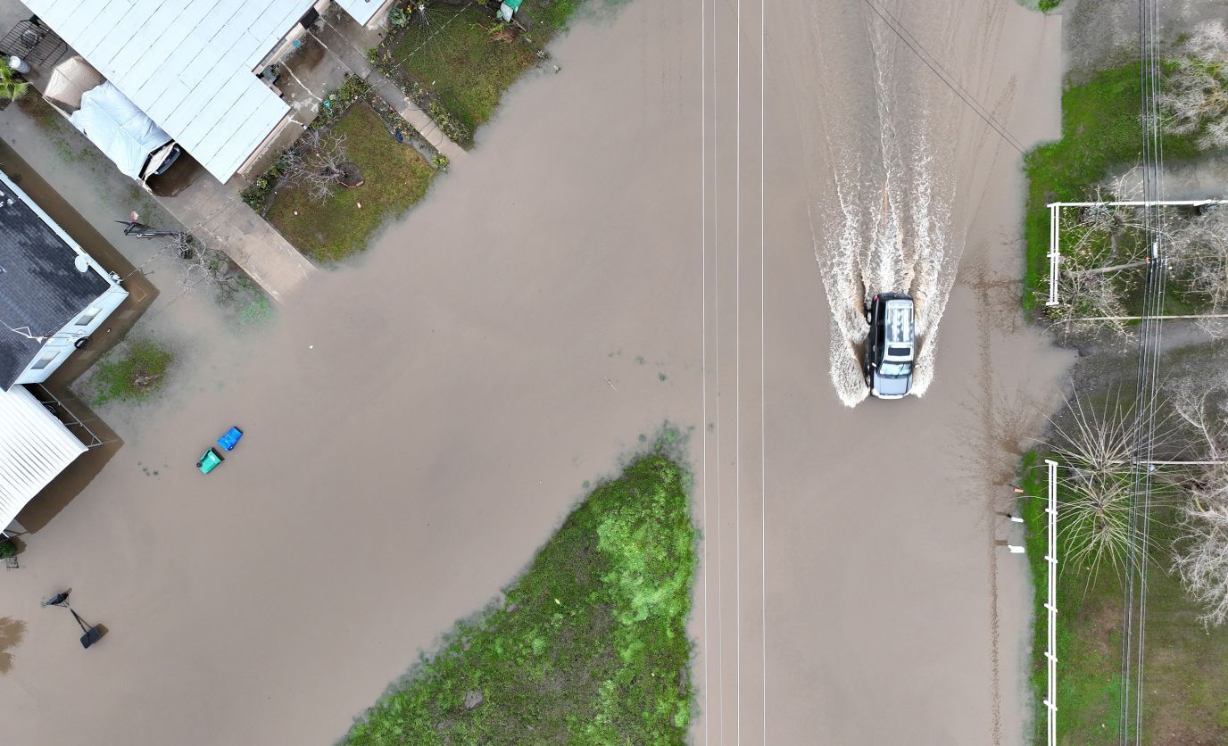 Жуткие кадры катастрофы в Калифорнии