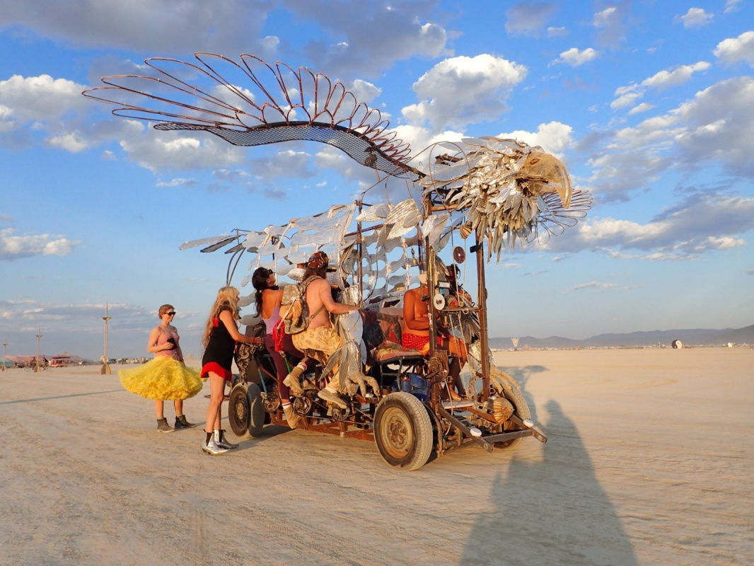 Burning man сожжение храма