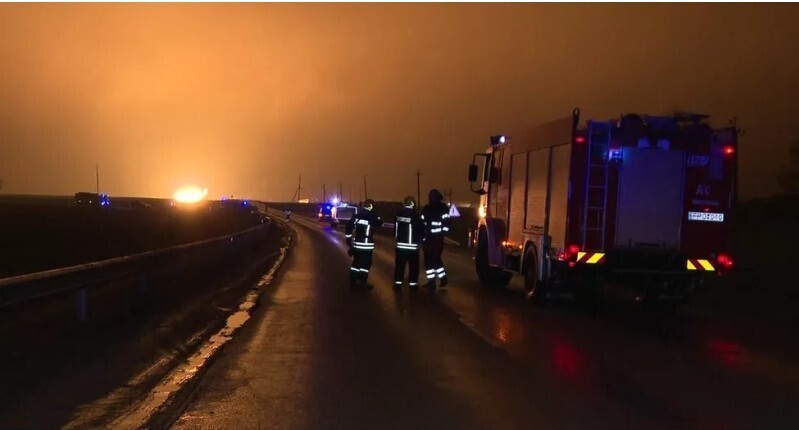 В Литовском газопроводе произошел мощный взрыв