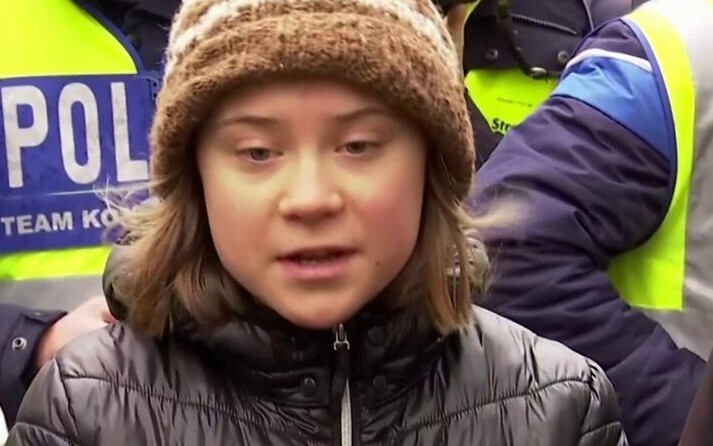 Грета Тунберг присоединилась к протесту против тоннеля «Пинки» и «Мозга»