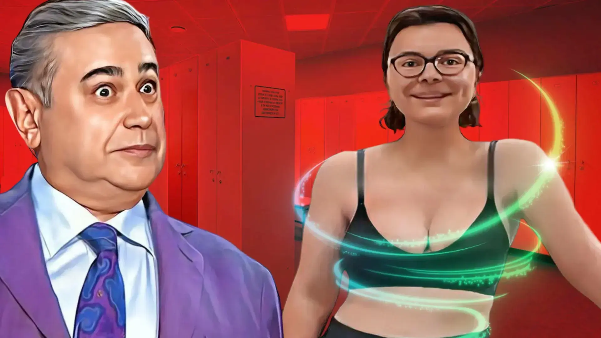 Жена Петросяна показывает дыни, которые она тщательно выращивала.