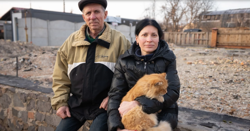 Нищета в разрушенной Буче. «Ни дома, ни денег, ни Рождества»