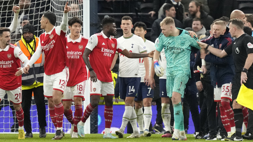 Зритель ударил Аарона Рэмсдейла после победы "Арсенала" над "Тоттенхэмом" со счетом 2: 0 в дерби на севере Лондона