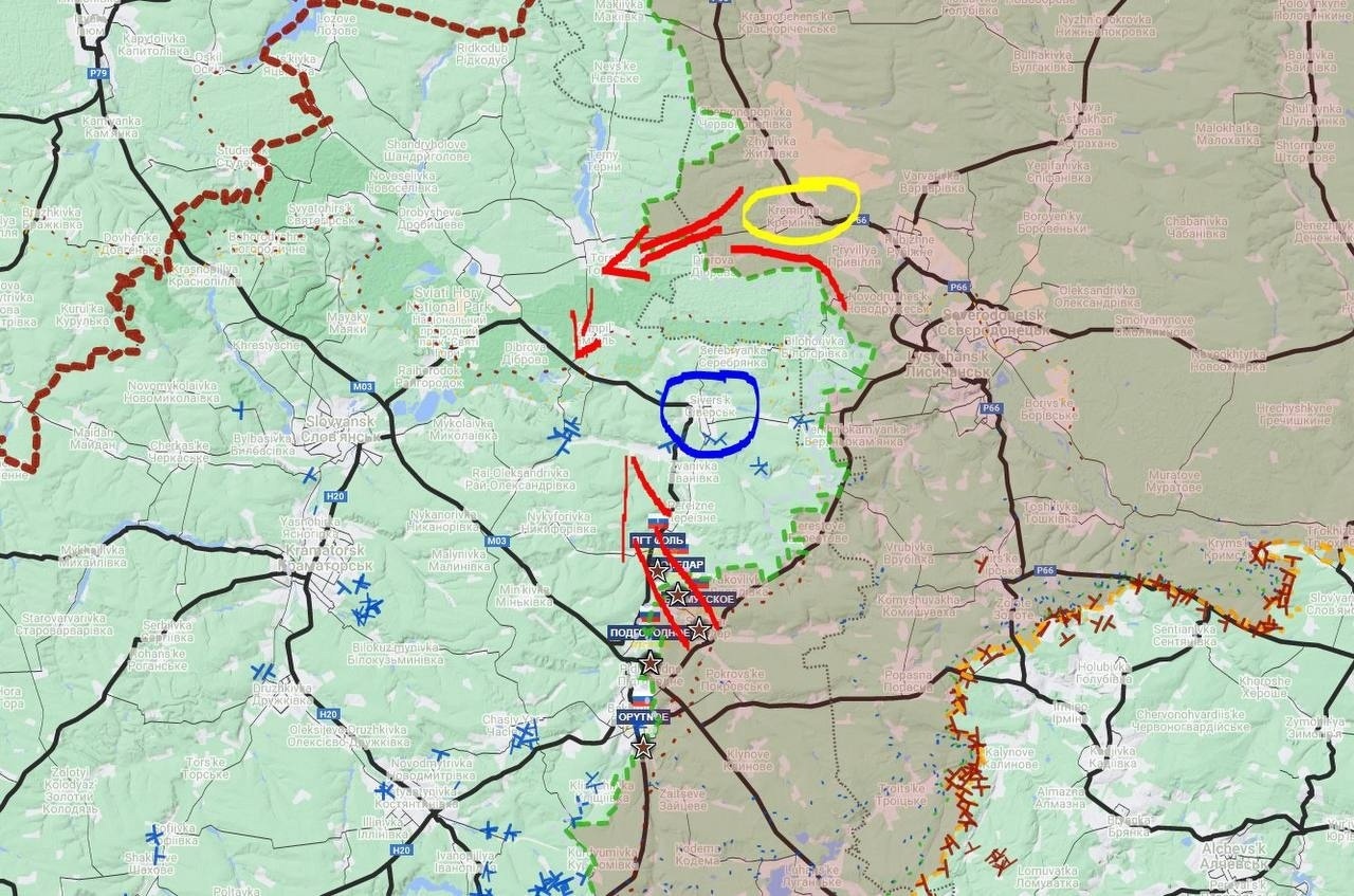 Карта окружения артемовска