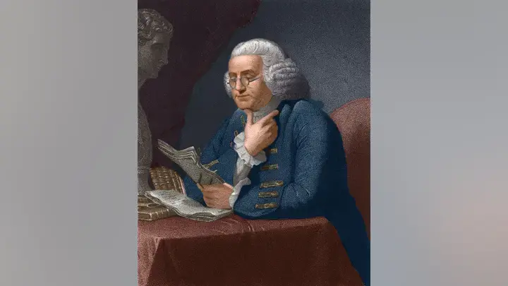 В этот исторический день, 17 января 1706 года, Бенджамин Франклин, отец-основатель, родился в Бостоне.